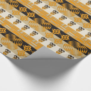 Papel De Regalo Patrón de franjas tribales de África étnica