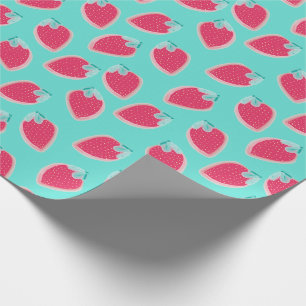 Papel De Regalo Patrón de fresa de fresa