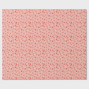 Papel De Regalo Patrón de fresas y flores