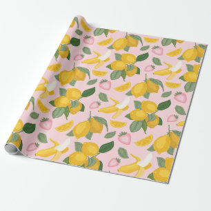 Papel De Regalo Patrón de frutas