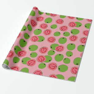 Papel De Regalo Patrón de frutas de guayaba