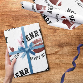 Papel De Regalo Patrón de fútbol americano