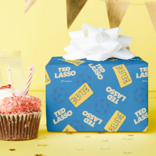 Papel De Regalo Patrón de fútbol de Ted Lasso