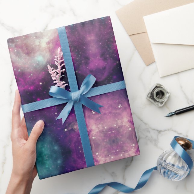 Papel De Regalo Patrón de galaxia cósmica celeste (Regalar)