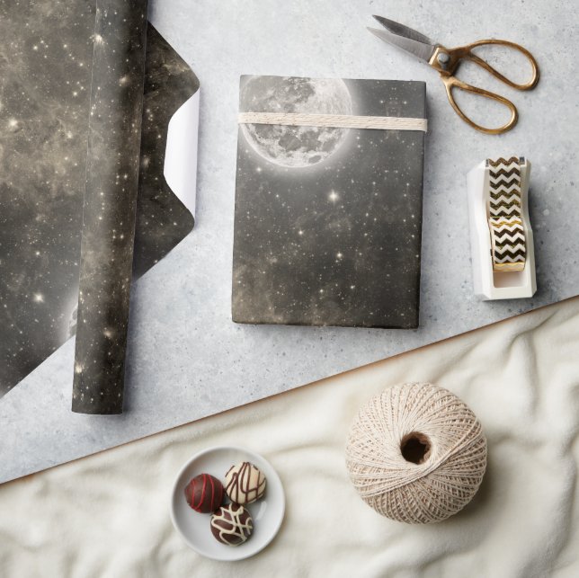 Papel De Regalo Patrón de galaxia cósmica celeste (Artesanía)