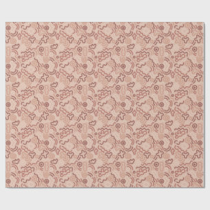 Papel De Regalo Patrón de garabato de fiesta abstracto