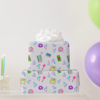 Papel De Regalo Patrón de garabatos de los 90