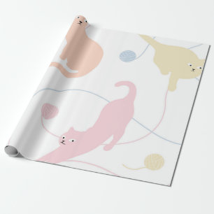 Papel De Regalo Patrón de gato