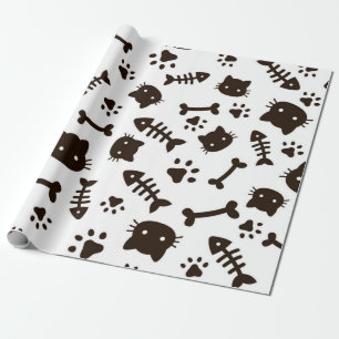 Papel De Regalo Patrón de gato