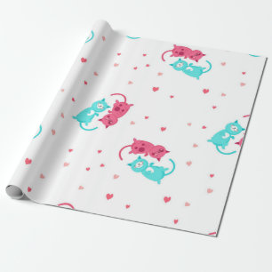 Papel De Regalo Patrón de gato