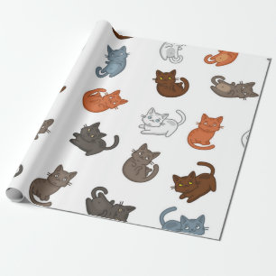 Papel De Regalo Patrón de gato