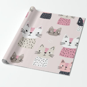 Papel De Regalo Patrón de gato