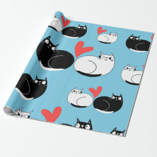 Papel De Regalo Patrón de gato