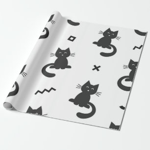 Papel De Regalo Patrón de gato