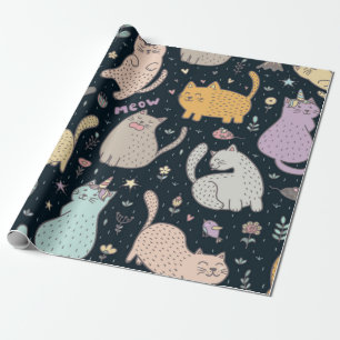 Papel De Regalo Patrón de gato