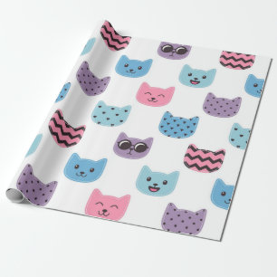 Papel De Regalo Patrón de gato