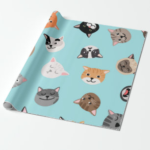 Papel De Regalo Patrón de gato
