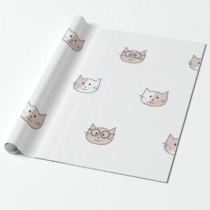 Papel De Regalo Patrón de gato