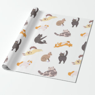 Papel De Regalo Patrón de gato