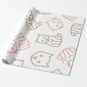 Papel De Regalo Patrón de gato