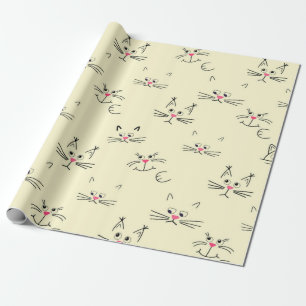 Papel De Regalo Patrón de gato