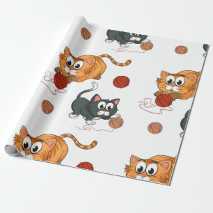 Papel De Regalo Patrón de gato