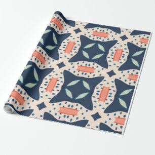 Papel De Regalo Patrón de geometría de reproducción