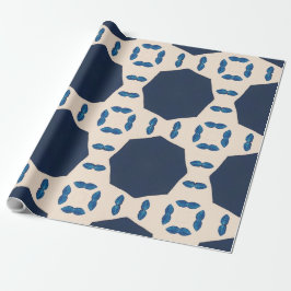 Papel De Regalo Patrón de geometría de reproducción