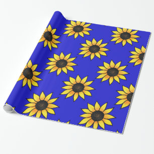 Papel De Regalo Patrón de girasol 3