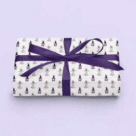 Papel De Regalo Patrón de Gnome de Brujas de Halloween