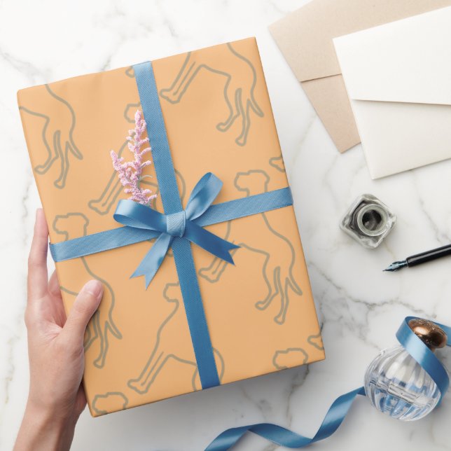 Papel De Regalo Patrón de Gran Danés (Regalar)