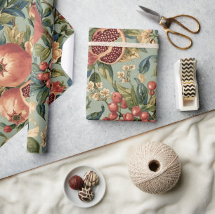 Papel De Regalo Patrón de granada de William Morris Fruit