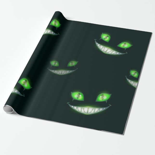 Papel De Regalo Patrón de Halloween (Desenrollado)