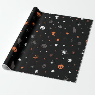 Papel De Regalo Patrón de Halloween