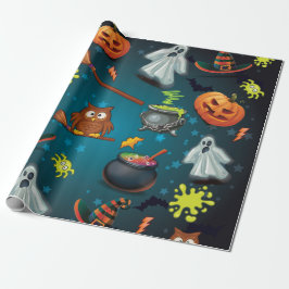 Papel De Regalo Patrón de Halloween