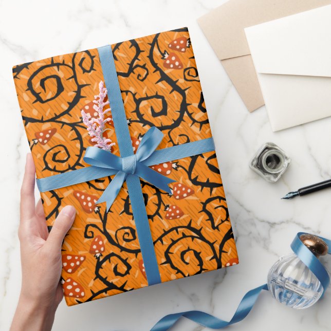 Papel De Regalo Patrón de Halloween  (Regalar)