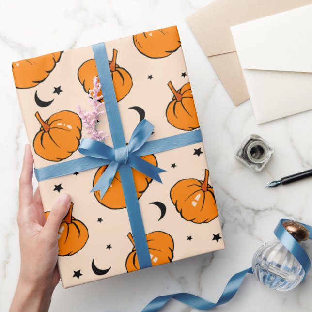 Papel De Regalo Patrón de Halloween  (Regalar)