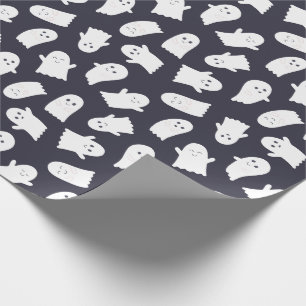 Papel De Regalo Patrón de Halloween de ghosts amistosos
