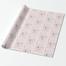 Papel De Regalo patrón de herramientas de panadería