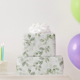 Papel De Regalo Patrón de hoja botánica