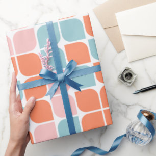 Papel De Regalo Patrón de hoja geométrica