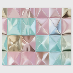 Papel De Regalo Patrón de hojalata arrugada