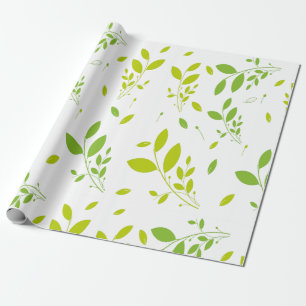 Papel De Regalo patrón de hojas