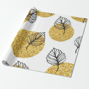 Papel De Regalo Patrón de hojas