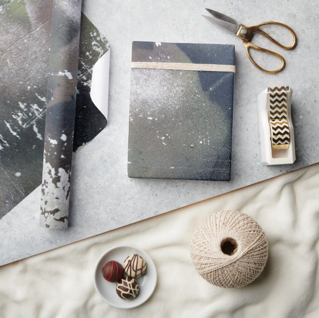 Papel De Regalo Patrón de hojas de camuflaje (Artesanía)