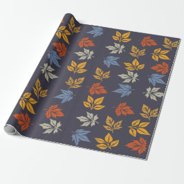 Papel De Regalo Patrón de hojas de otoño