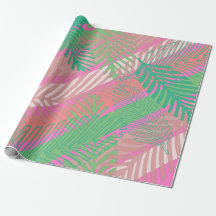 Patrón de hojas de palma tropicales coloridas