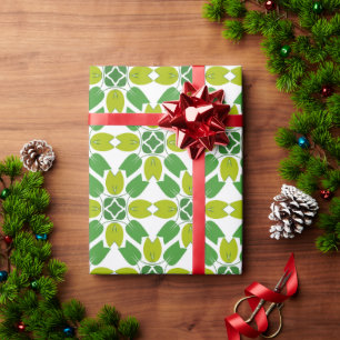 Papel De Regalo Patrón De Hojas, Patrón De Hojas, Hojas Verdes