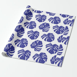 Papel De Regalo Patrón de hojas tropicales de palmera