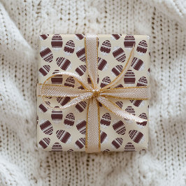Papel De Regalo Patrón de huevo de chocolate de Pascua